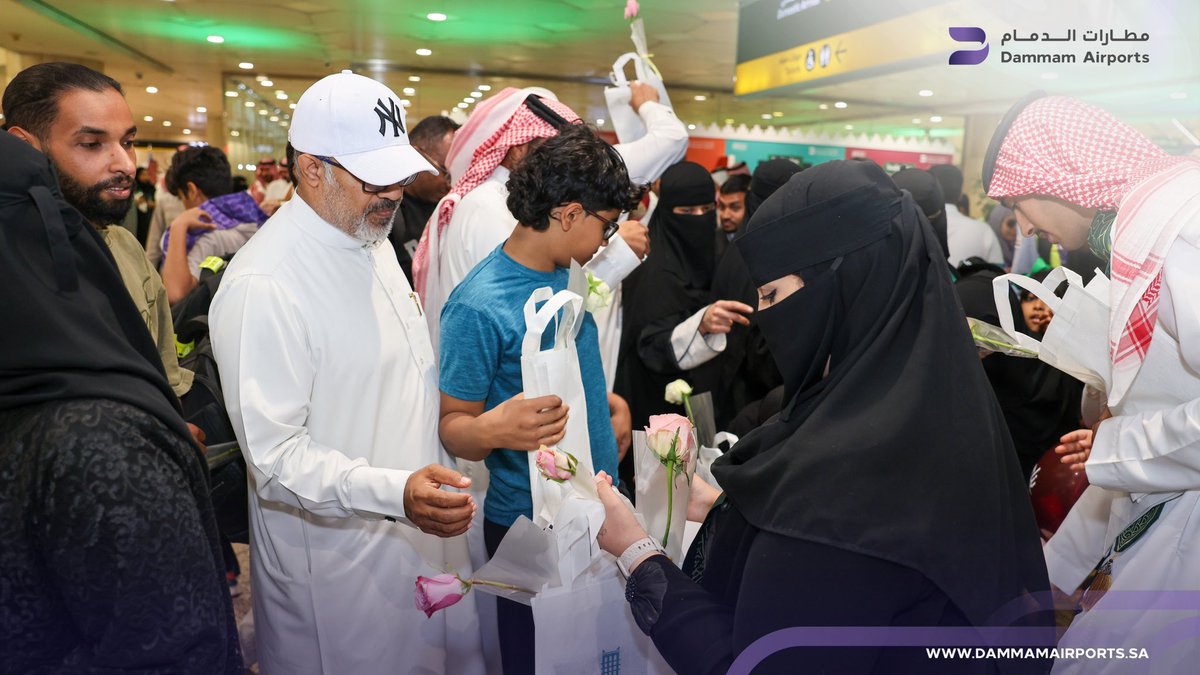 KFIAirport's tweet image. مقتطفات من احتفالات 📸
#اليوم_الوطني_السعودي_95 في #مطار_الملك_فهد_الدولي
#عزنا_بطبعنا