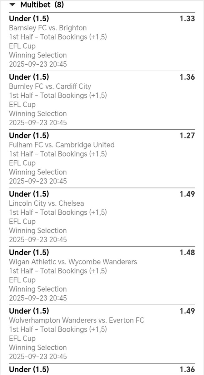 nichola56074664's tweet image. BW13776FCF first half bookings. 🟥🟧 #Saleng #SickoMode #CatMatlala #BallonDor #MadlangaCommission #SAPS #betwaycodes #BetwayPrem #BetwaySquad #betwaysa #Betway