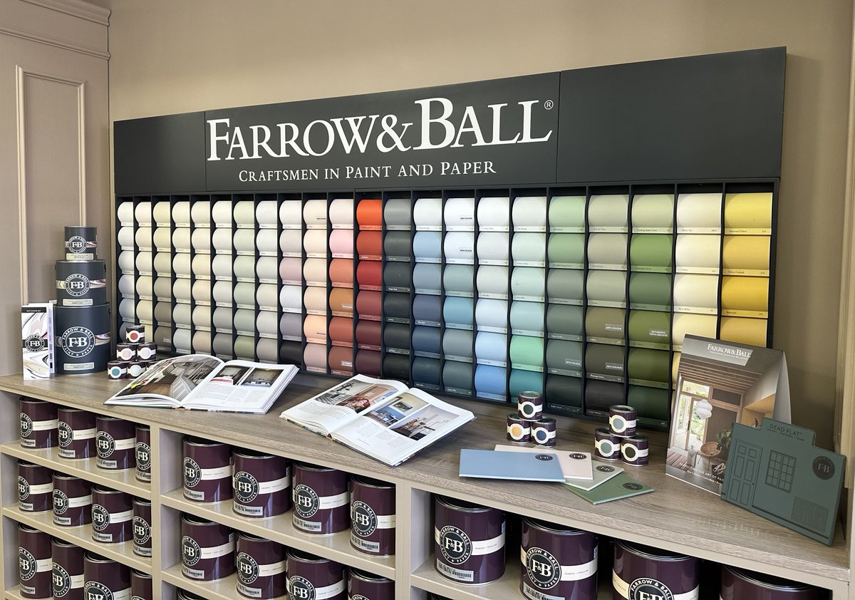 AshbyDecCentre's tweet photo. The only people who can match #farrowandball #colours and paint finish perfectly every time - are Farrow and Ball.
We see so many customers disappointed when they have the colour #faked in to cheaper, lower quality paints.
#designerpaint #shoplocal #autumn #winter #decoration https://t.co/yP8wnsaSG4