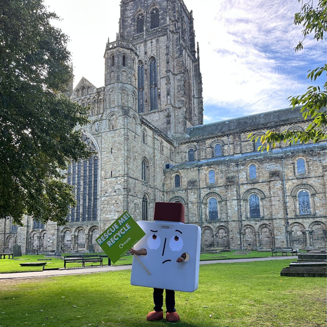 WRAP_NGO's tweet image. Have you seen the #RescueMeRecycle gang out and about this #RecycleWeek? 

Let us know if you can work out where we&apos;ve snapped Spritz, the perfume bottle, Deo, the aerosol, Trigger, the spray bottle, and the rest of the gang in our gallery below.

They&apos;re raising awareness that…