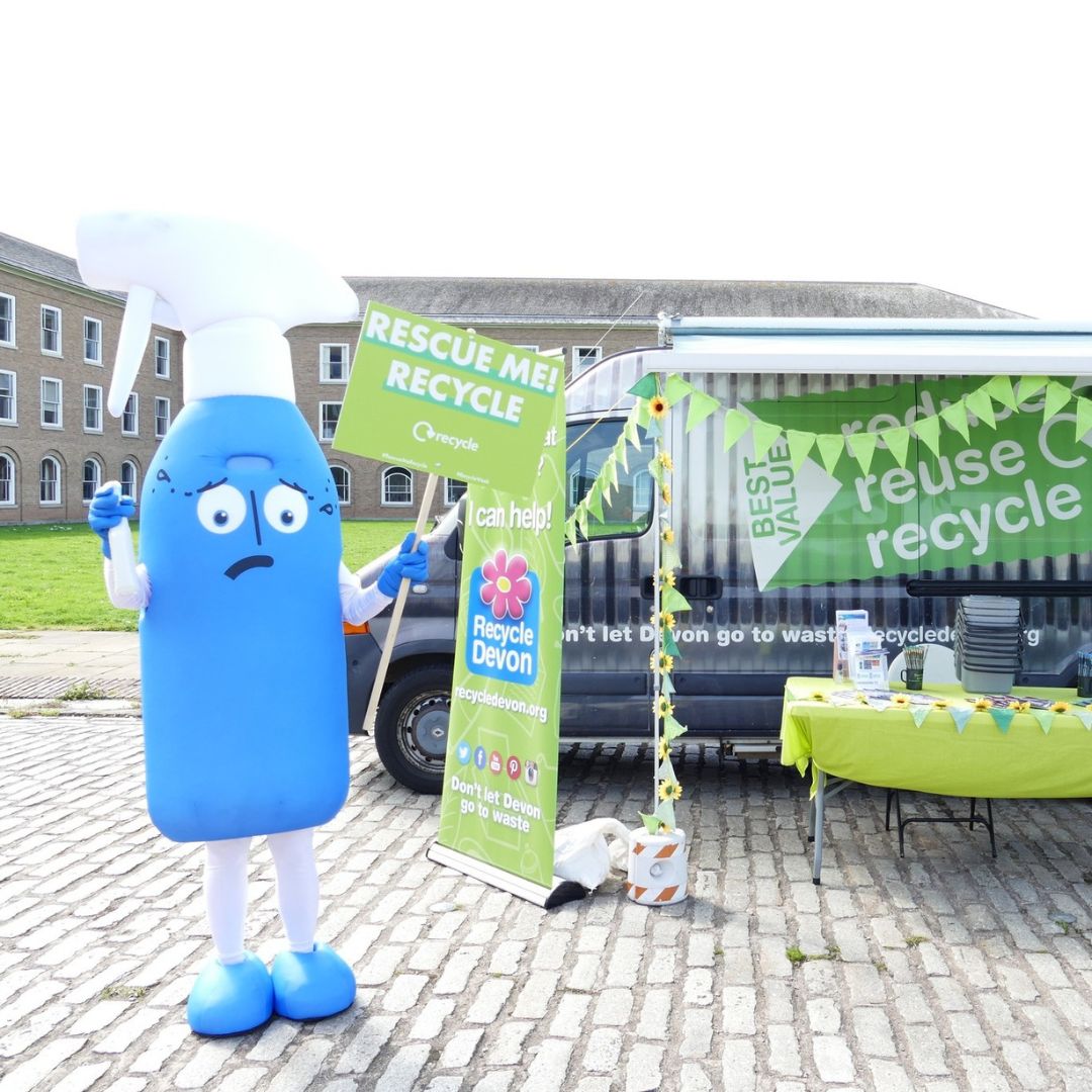 WRAP_NGO's tweet image. Have you seen the #RescueMeRecycle gang out and about this #RecycleWeek? 

Let us know if you can work out where we&apos;ve snapped Spritz, the perfume bottle, Deo, the aerosol, Trigger, the spray bottle, and the rest of the gang in our gallery below.

They&apos;re raising awareness that…
