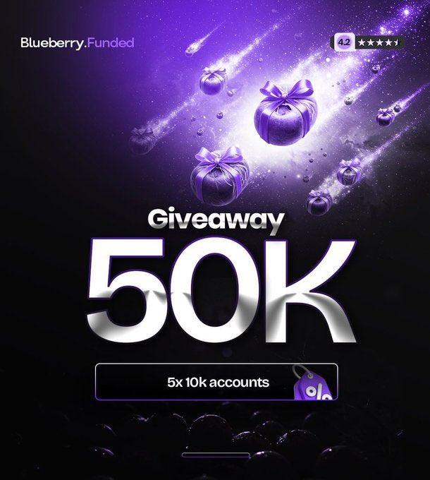 $50,000 GIVEAWAY 

<a href="/BlueberryFunded/">Blueberry Funded</a> is giving out  5 $10,000 challenge accounts to 5 Lucky winners. 

To win; 

Follow <a href="/BBFNigeria/">Blueberry Funded Nigeria</a> <a href="/BlueberryFunded/">Blueberry Funded</a> <a href="/KelvinCassie3/">BIGCASSI€</a> 
Like and repost this post 
Vote <a href="/BlueberryFunded/">Blueberry Funded</a> in the quoted post 
And drop proof

Winners will be announced in