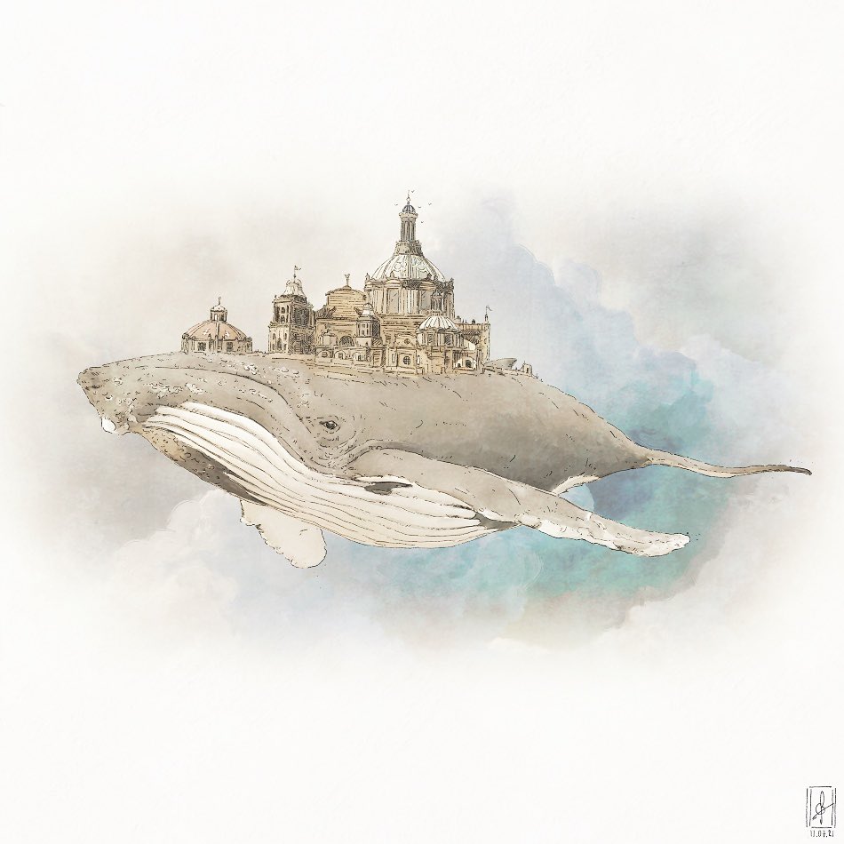 GFromenteau's tweet image. Flying #leviathan , you all know my passion for #whales in the #sky .