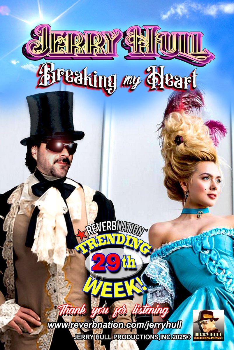 🎼#𝐓𝐫𝐞𝐧𝐝𝐢𝐧𝐠【𝟐𝟗𝐭𝐡 𝐖𝐄𝐄𝐊!】over 𝟕 𝐦𝐨𝐧𝐭𝐡𝐬! #𝐉𝐄𝐑𝐑𝐘𝐇𝐔𝐋𝐋's #𝐥𝐚𝐭𝐞𝐬𝐭 #𝘀𝗶𝗻𝗴𝗹𝗲 "𝐁𝐫𝐞𝐚𝐤𝐢𝐧𝐠 𝐌𝐲 𝐇𝐞𝐚𝐫𝐭 𝟐𝟎𝟐𝟓©" ffm.to/breakingheart from “𝐒𝐞𝐚𝐫𝐜𝐡𝐢𝐧𝐠 𝐑𝐨𝐮𝐧𝐝 𝐭𝐡𝐞 𝐖𝐨𝐫𝐥𝐝!” ffm.to/searchworldalb… #folk #pop