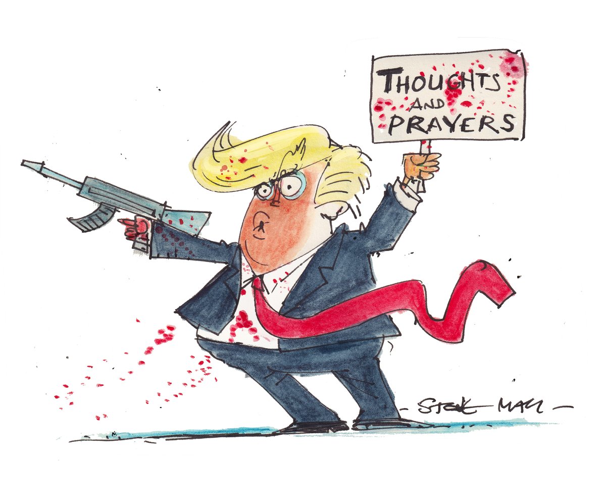 'Thought &amp; Prayers' - a country where any old nutter can get a gun, what could POSSIBLY go wrong...