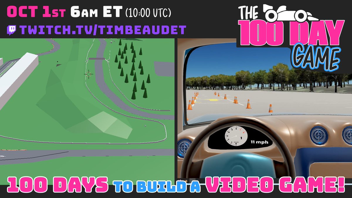 Is it possible to make a game with 33 days of marketing and 99 days of development, to be released on the 100th day?

Find out on twitch.tv/timbeaudet

#livecoding #twitch #gamedev #indiedev
