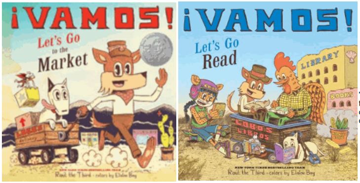HicksLibrary's tweet image. Author study- For Hispanic Heritage month, we are reading books by Texas author Raúl the Third. Like the Richard Scarry books many of us read a generation ago, Raul&apos;s illustrations overflow with detail, creativity, and celebration of community. @Alief_Libraries @HicksTigers