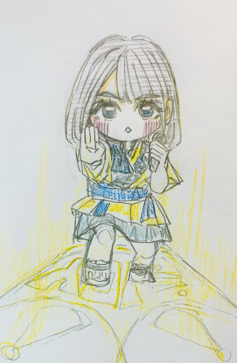 hello_katsuo's tweet photo. #江角怜音 
#にあじょいらすと 
#k2odc https://t.co/B5bDzzoyOb