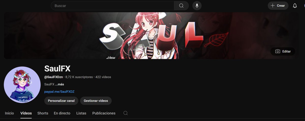 Voy a comenzar haciendo un revamp de mi canal, así que publico esto acá porque seguramente no pueda volver a ver este banner.