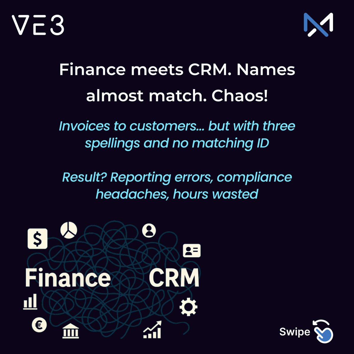 MatchX_ve3's tweet image. Don’t settle for awkward mismatches. Give your enterprise the confidence of clean, reconciled, and AI-ready data with MatchX.

👉 See MatchX in action: zurl.co/2znLm

#dataquality #datamatching #ai #data #datatools #datamanagement #crm #finance #HR