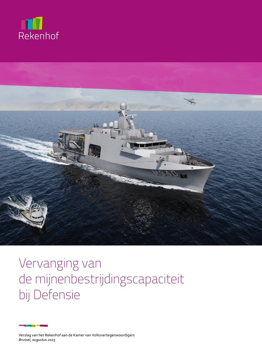 Rekenhof: “Kostprijs mijnenjagers voor #defensie +62%. Van 0,97 naar 1,57 miljard euro ofwel 600 miljoen euro méér dan voorzien." Hoe kan dit Theo?