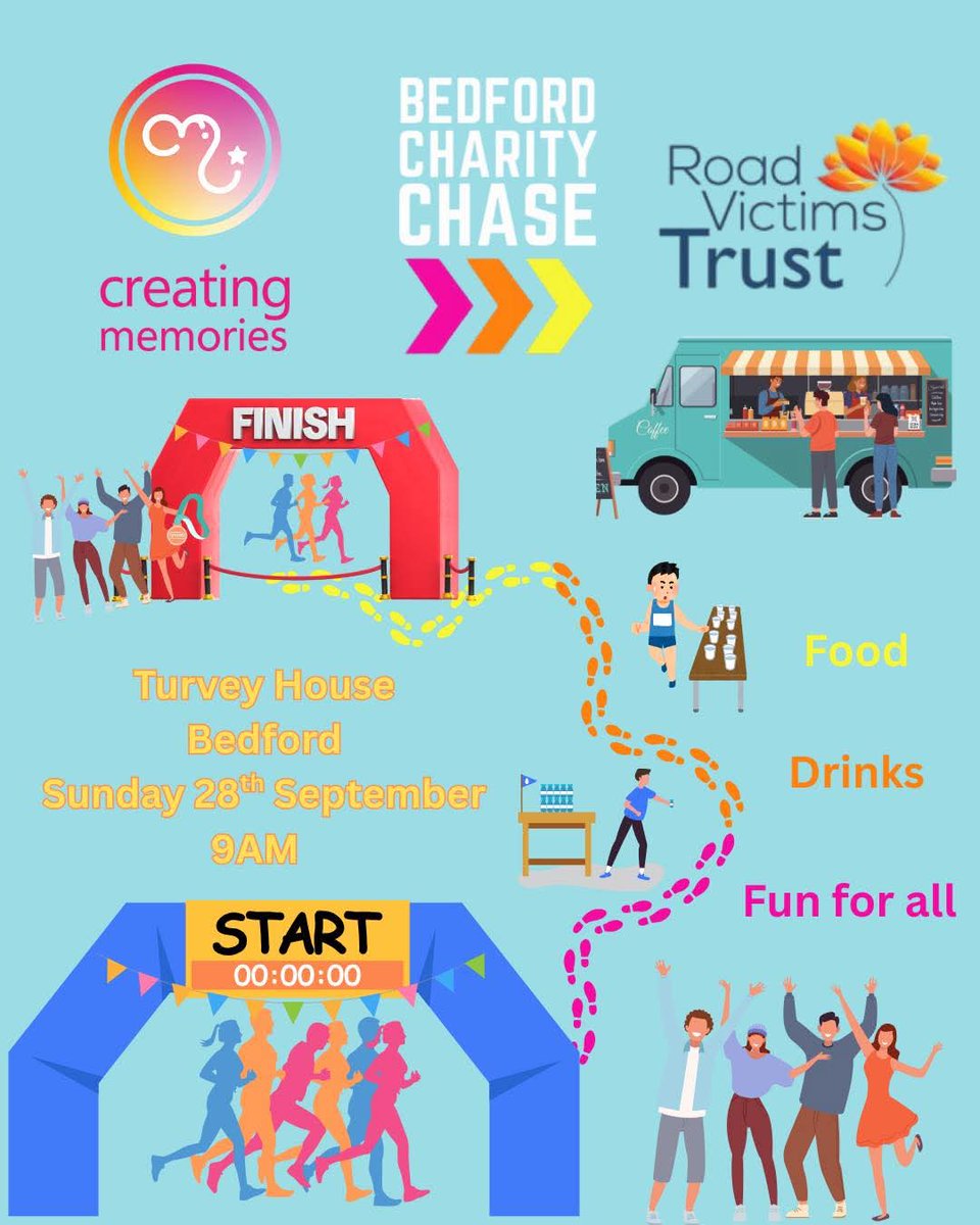 LAST CHANCE TO SIGN UP FOR BEDFORD CHARITY CHASE!

ONLINE ENTRIES CLOSE TOMORROW - WED 24TH SEP AT 23:55!

Don't miss out on this chance to walk/run for charity without having to fundraise! The price of your entry goes straight to the charities 👏🧡

  ⬇
thebedfordcharitychase.org
