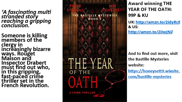 UkieIan's tweet photo. "If I were you, my Lord Bishop, I would sleep with my door locked and armed guards outside. Even then I wouldn't guarantee waking up."
Award winning The Year of the Oath: UK: https://t.co/pptV6SlwxF &amp; US: https://t.co/lJ8j8VFxFh
99P &amp; KU
#Mystery #IndieAuthors #IAN1 #ebook https://t.co/U1tTDIm4EC