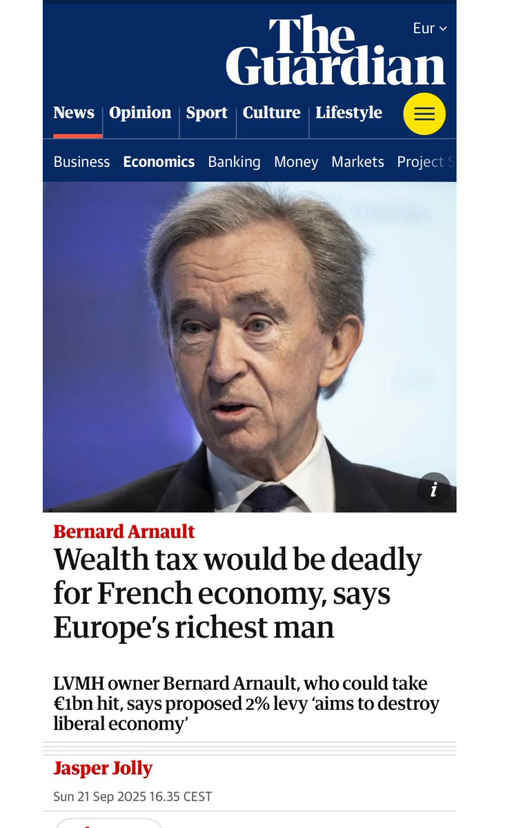 Tom C. Avendaño (@tcavendano) on Twitter photo Un titular perfecto
theguardian.com/business/2025/… Un titular perfecto
theguardian.com/business/2025/…