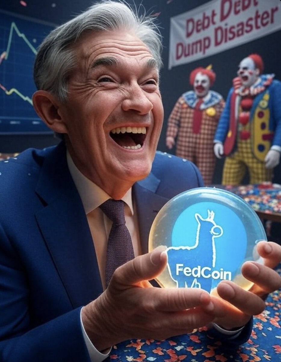 In the shadowy vaults of the Federal Reserve, where the air reeked of old money and printer ink, Chair Jerome "Crypto Connoisseur" Powell convened a clandestine meeting with Wall Street’s slickest bankers. The agenda? America’s $35 trillion debt, which was piling up faster than