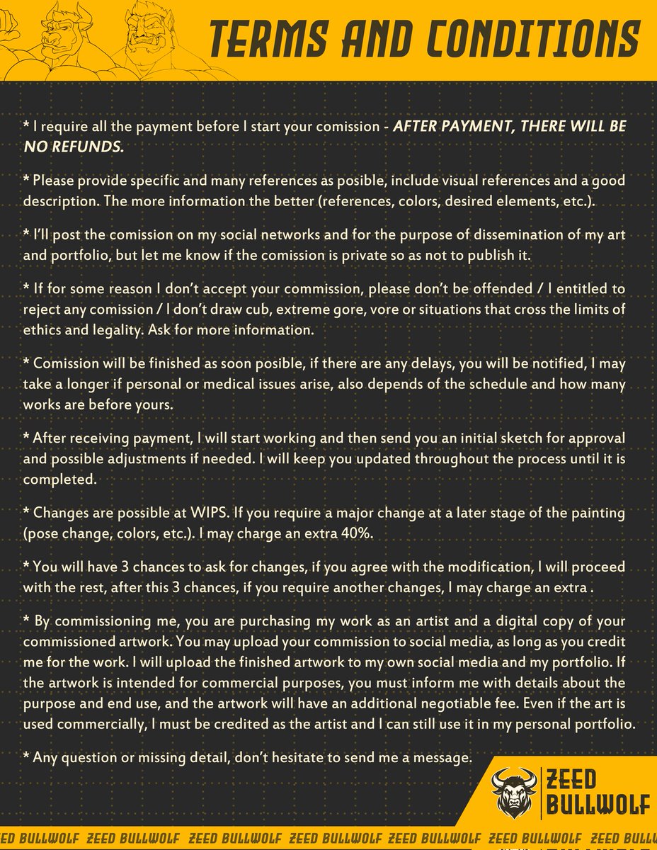 Zeed Bullwolf 🔜 Warning Yiff 2026 tweet media