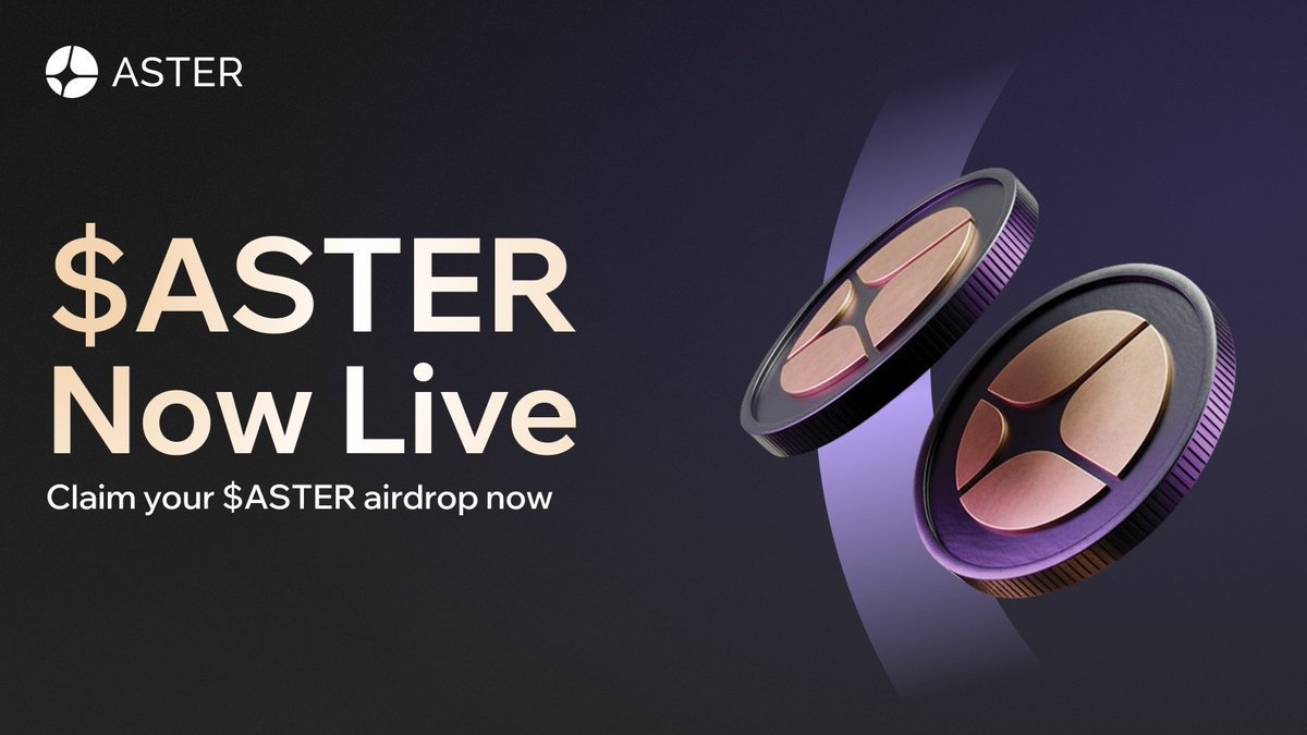 <a href="/Crypto_bn/">Crypto 🔶 ₿N</a> The $ASTER doors are open for everyone.

🔗 claims.astercex.com

We do not endorse any other token/ memes - please verify CA before trading!

ASTER MODE.