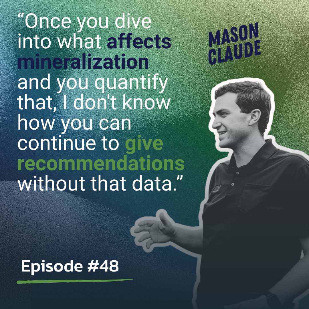 <a href="/MasonClaude5/">Mason Claude</a> on turning soil data into smarter fertility plans. 
🎧 Listen now: bit.ly/46R9pCz