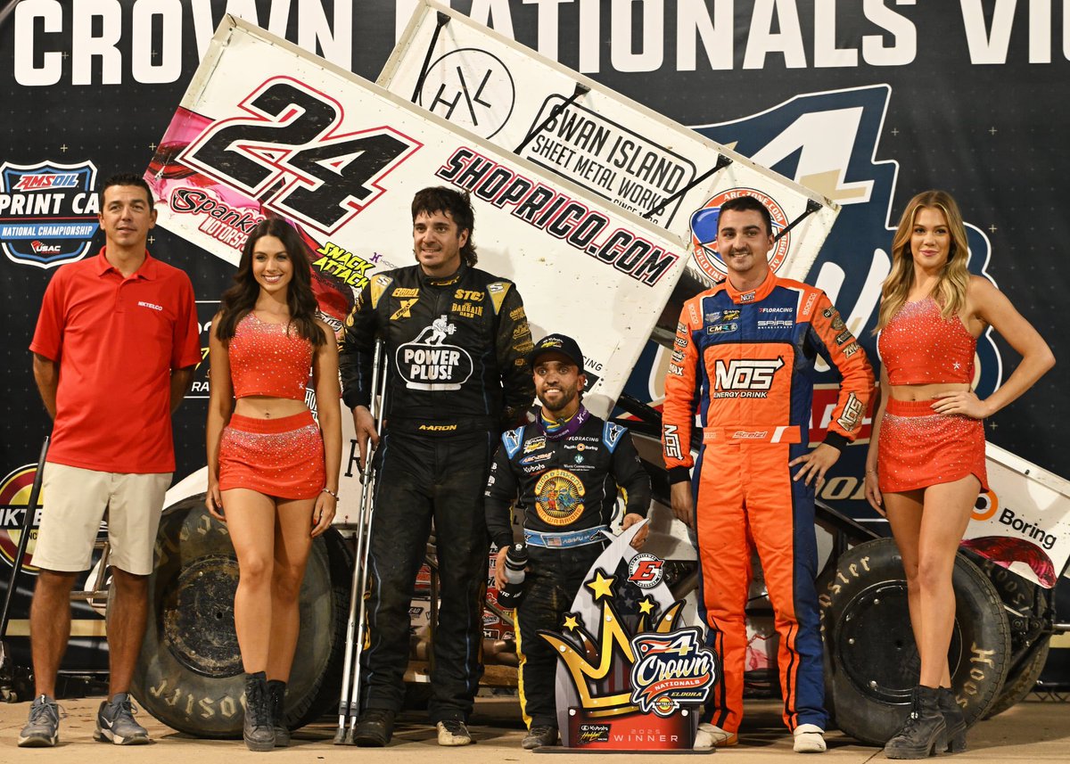 #TeamNOS Podium Recap
 
<a href="/JustinGrant40/">Justin Grant 🇺🇸</a> showed us what a Champion looks like and brought home his second <a href="/USACNation/">USAC Racing</a> Silver Crown Title.

<a href="/GioScelzi/">Gio Scelzi</a> dug deep and pulled a 2nd place finish at #4Crown.

#NOSEnergy // #GetAfterIt