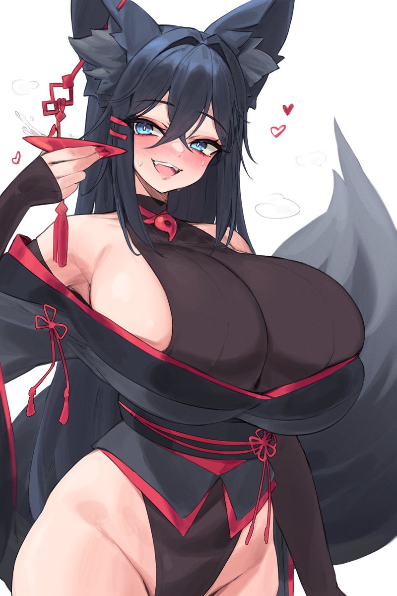 You'd just arrived home after a very long, exhausting week...

The Fox sits there, offering you a drink and patting her lap, offering it for you to sit on or lay your head on.

She's giving you some relaxation and care after all you've been through~