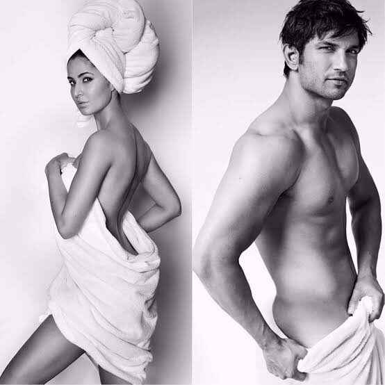 Yasmin2186's tweet image. #Sushant and #Katrina 
are the only two Indian Celebrities to feature in famous Towel Serious Photoshoot of #MarioTestino 
💫🦋❤️ 
He was Born To Achieve &amp;amp; Shine like the Stars  ˗ˏˋ ⭐️ ˎˊ˗

Sushant Story Legendary 🗿🔥
 #SushantSinghRajput𓃵