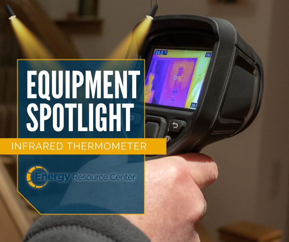 energyrescenter's tweet image. Equipment Spotlight: Infrared Thermometer
Instant readings, big insights! Our infrared thermometer spots cold drafts and hot spots to help us target problem areas fast.
#TechTools #EnergyInspection