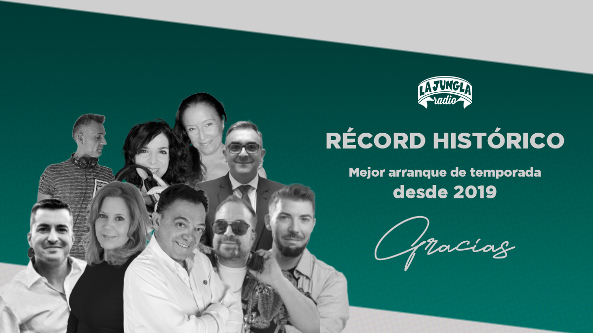 ¡Récord histórico en La Jungla Radio! 📻 Arrancamos la temporada con más fuerza que nunca: nueva programación y una mezcla explosiva de energía, música, entretenimiento, actualidad y humor. Gracias a todos los oyentes que hacen posible esta locura cada día 💥