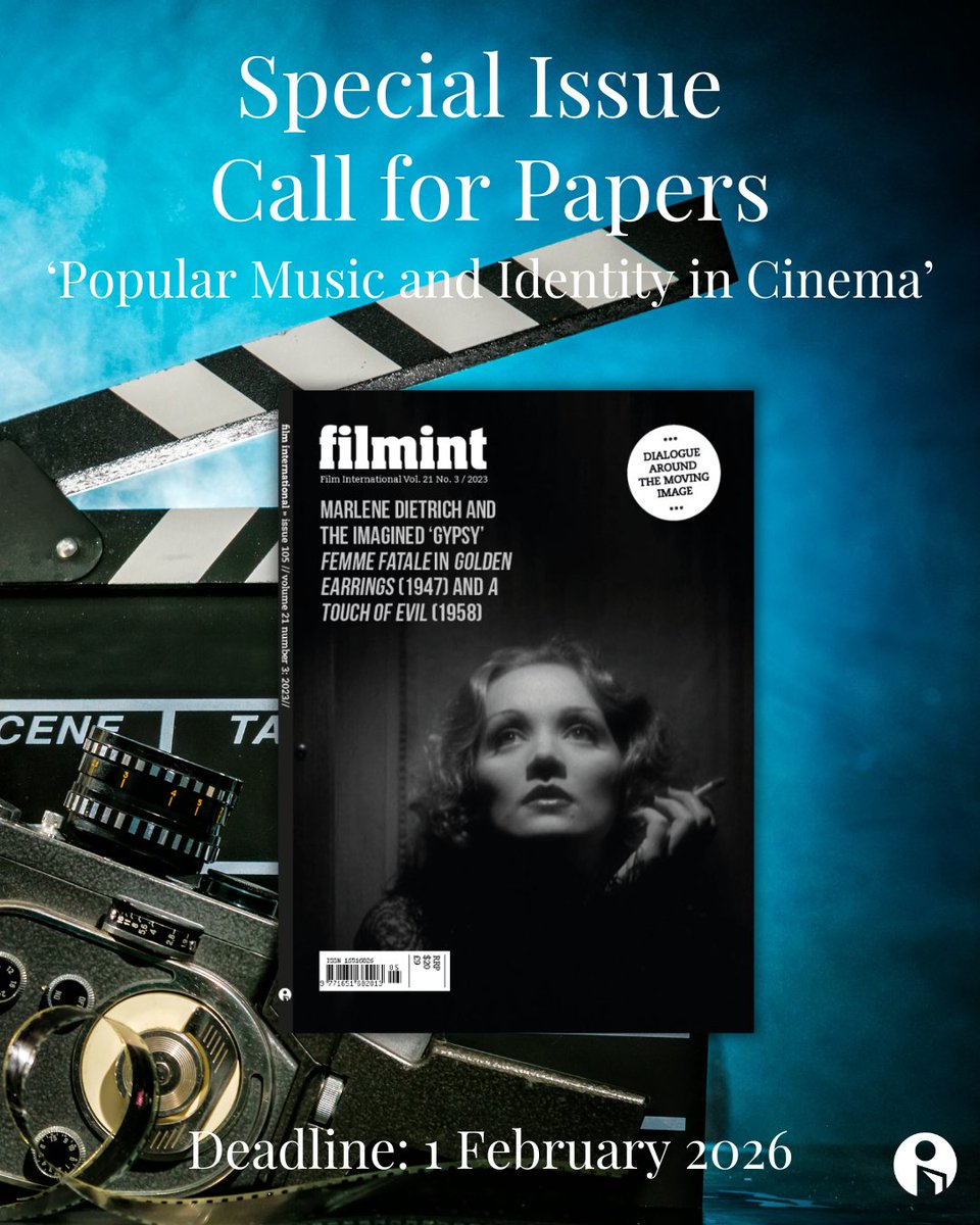 Film International
Special Issue Calls for Papers: ‘Popular Music and Identity in Cinema’

We welcome submissions that explore the relationships between popular music and the representation and communication of identity in cinema. 

Deadline: 1 Feb 2026

👉ow.ly/7tgE50WZjuC