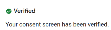 We are so back! GA4 OAuth screen is verified