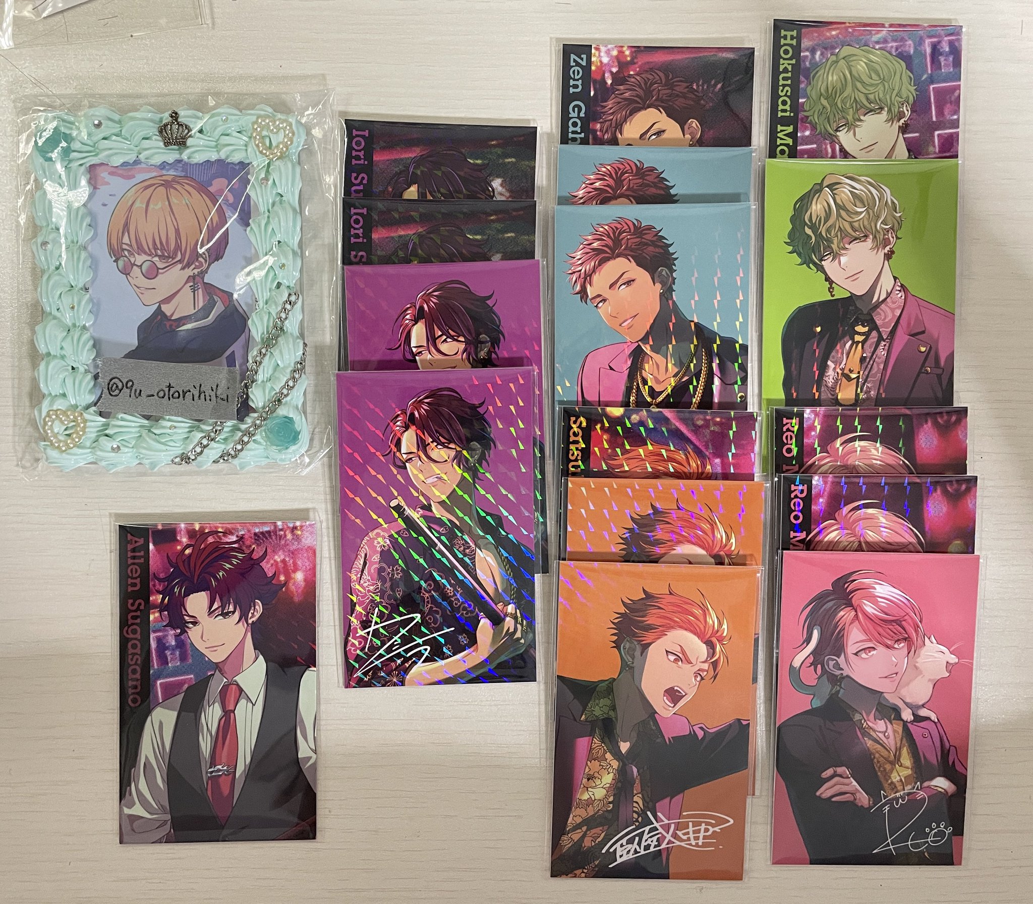 パラライ　バラ売り 1点300円　3点以上　紗月　玲央　依織　北斎　ブロマイド くぅ@取引垢 on X: 