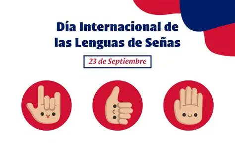 El Día Internacional del lenguaje de señas se recuerda cada año el día  23 de septiembre para concientizar sobre la importancia de esta forma de comunicación y  promover los derechos de las personas con problemas de audición. #FNT