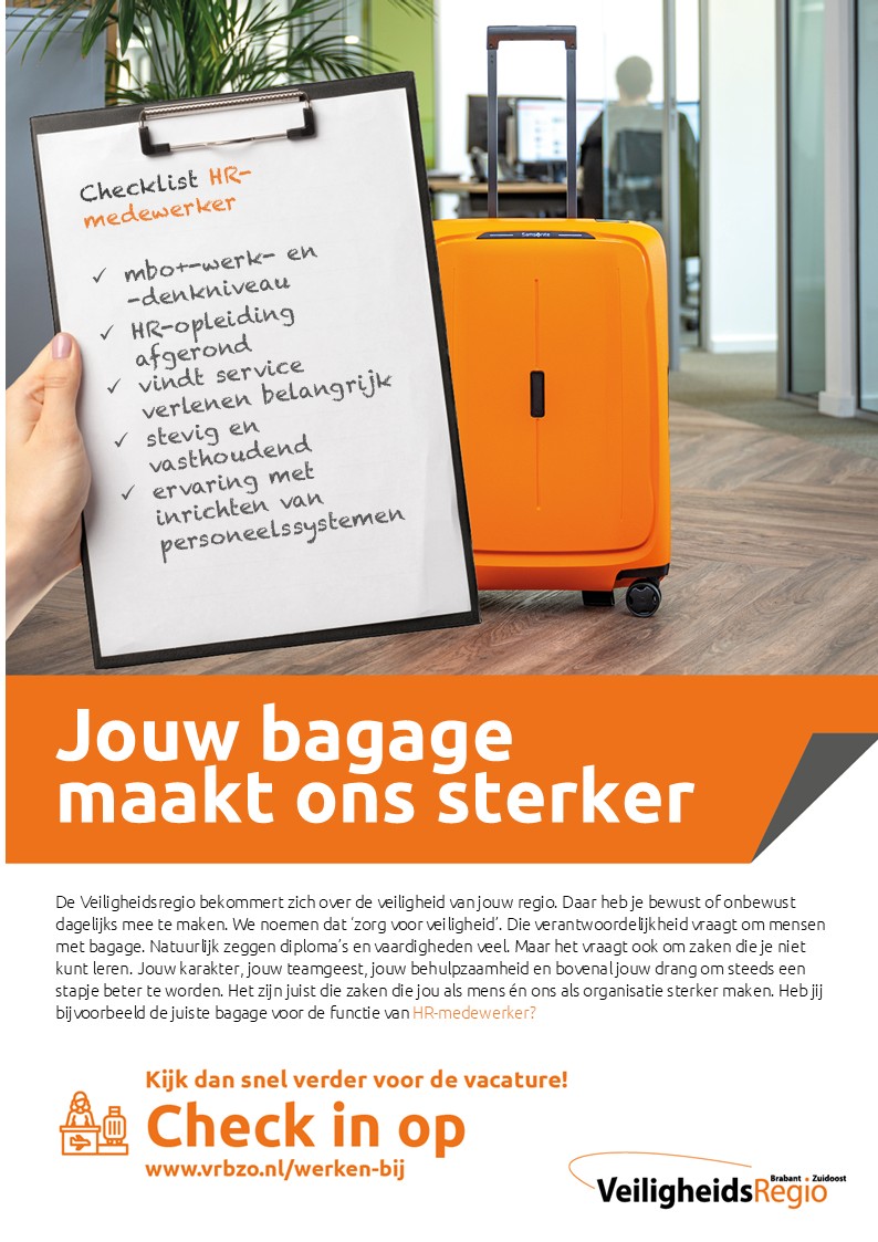 Als HR-medewerker bij VRBZO ben je het gezicht van de HR-servicedesk. Je beantwoordt vragen van medewerkers, helpt leidinggevenden, toetst mutaties en verwerkt ze. Je neemt ook deel aan projecten. Iets voor jou? Bekijk de hele vacature: shorturl.at/JOR9m.