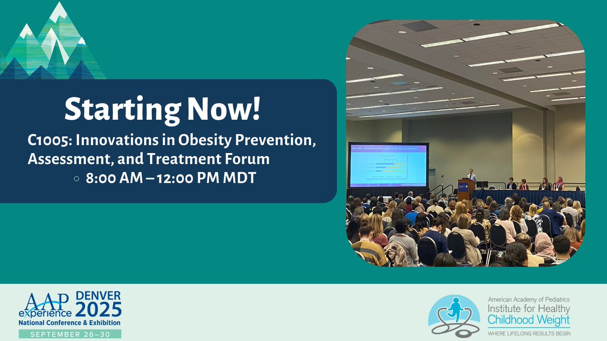 Get ready - the Innovations Forum is starting NOW! #AAP2025