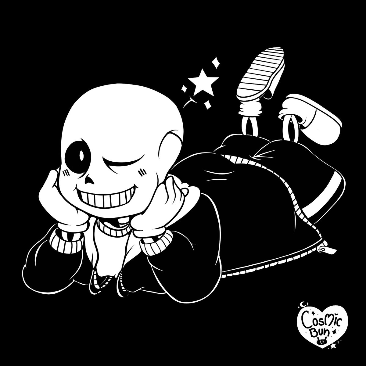 CosmicBun13's tweet photo. Baby Girl Sans ewu 
#undertale10thanniversary
#sans
#undertale 
#undertalestream https://t.co/0iMCyQFMrV