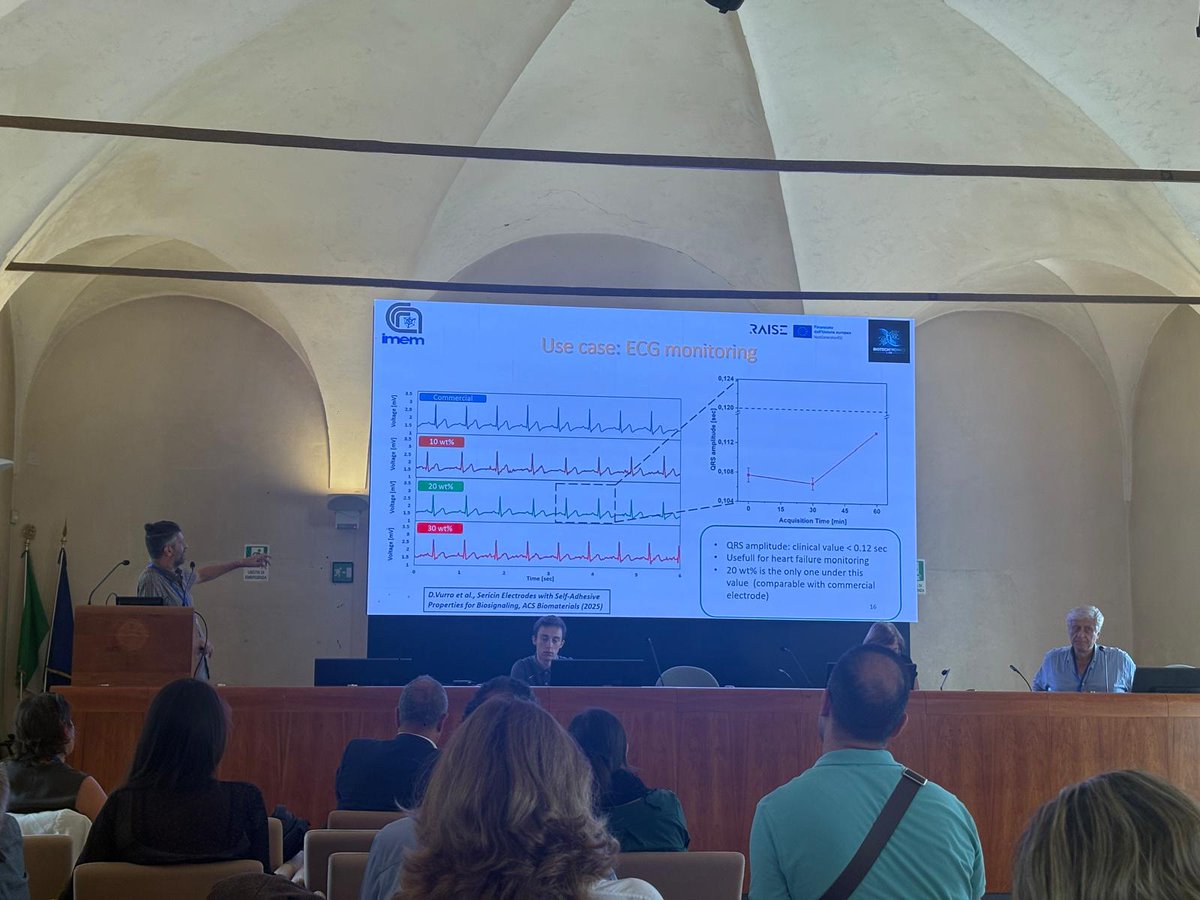 BioIMEM's tweet photo. Excited to join #Orbitaly Conference 2025 to present our latest research on natural biopolymers at the frontier with bioelectronics. Exploring sustainable materials for next-generation biomedical applications—where biology meets technology. https://t.co/Iv1PeWx5zl