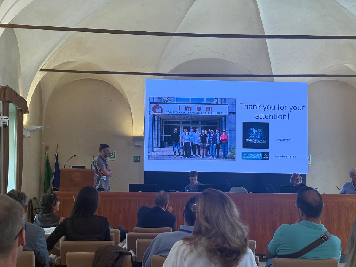 BioIMEM's tweet photo. Excited to join #Orbitaly Conference 2025 to present our latest research on natural biopolymers at the frontier with bioelectronics. Exploring sustainable materials for next-generation biomedical applications—where biology meets technology. https://t.co/Iv1PeWx5zl