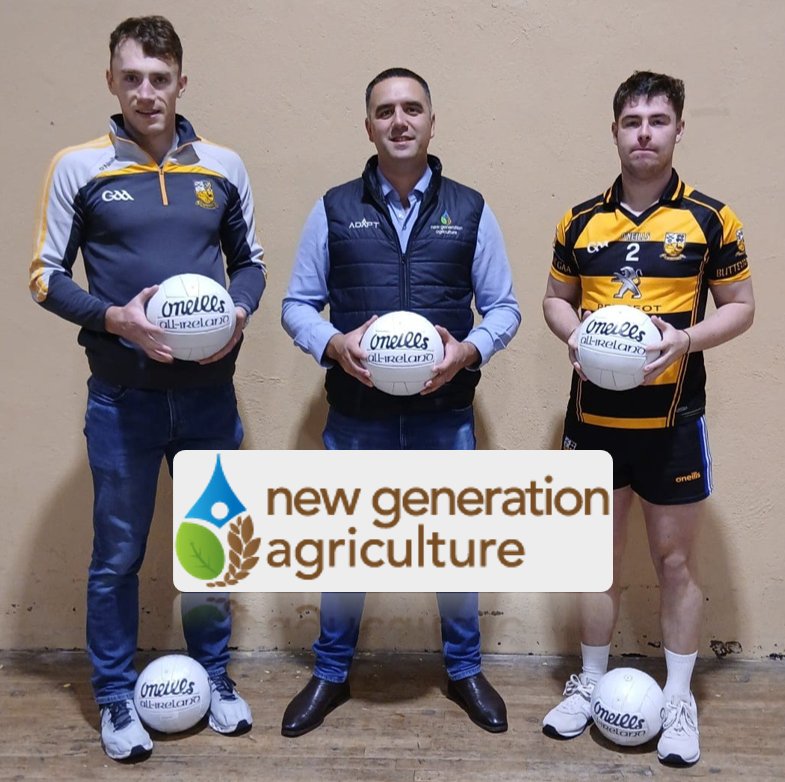 Big thanks to Sam Deane of New Generation Agricultural who has sponsored new footballs ahead of our upcoming county semi-final 👏