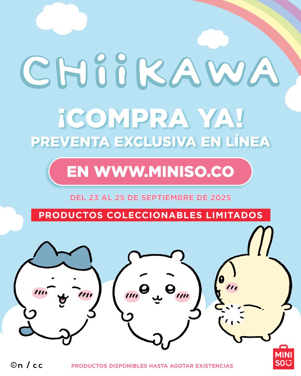 Miniso Colombia tweet media