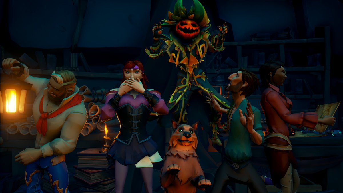 Mephisto_hub's tweet photo. Scooby Crew and the Haunted Pumpkin 🎃👻

Theme : Movie Moments

#SoTShot @SeaOfThieves #SeaOfThieves https://t.co/WyyNdae54I