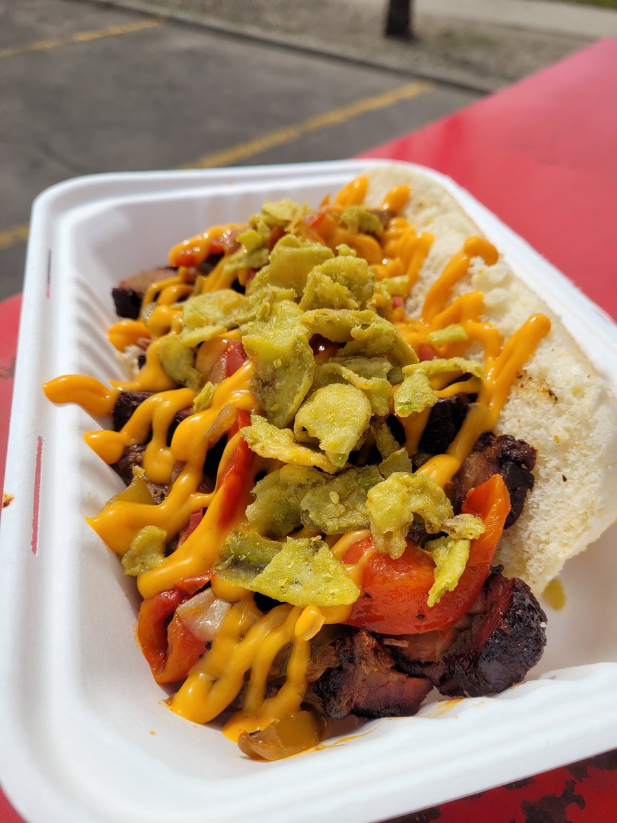 It's September 23rd and the Food Truck will be at the Pat Fiacco Plaza from 11 to 2.

Regular menu available:

Beef Brisket
Pulled Pork
Cup O' Que
Texas Big Beef Sausage
Apple Cider Slaw
BBQ Pit Beans
Maple Bacon Cornbread
Tumbleweed Pickles

Special: Texas Cheesesteak!