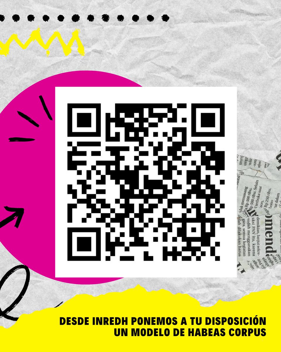 #DefiendeTusDerechos |✊🏽En una protesta social pueden darse detenciones que vulneran tus derechos. Por eso, desde INREDH ponemos a tu disposición un modelo de hábeas corpus, una herramienta legal que puedes presentar de inmediato en caso de necesitarlo.
  
📥 Descarga el modelo
