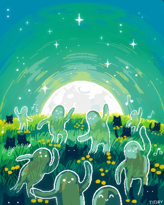 the moon is a giant disco ball