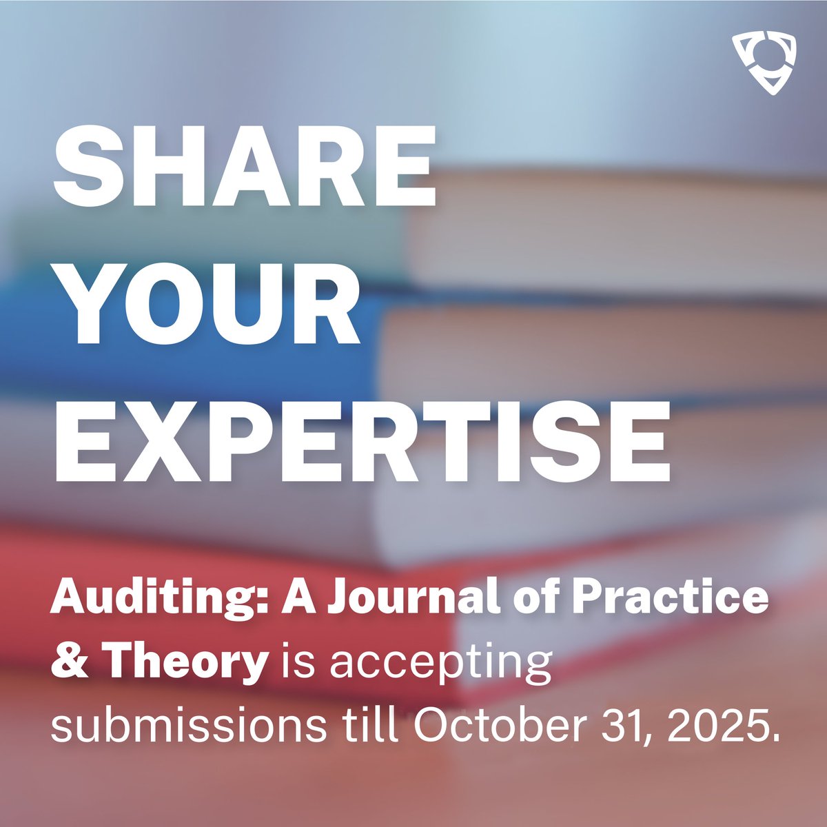 🚀 Auditing researchers: AJPT invites shorter papers to share key findings quickly &amp; effectively! Highlight your insights, accelerate impact, &amp; shape the field. 🗓️ Deadline: Oct 31, 2025 🔗 bit.ly/3UXPPxQ 

#AAAHQ