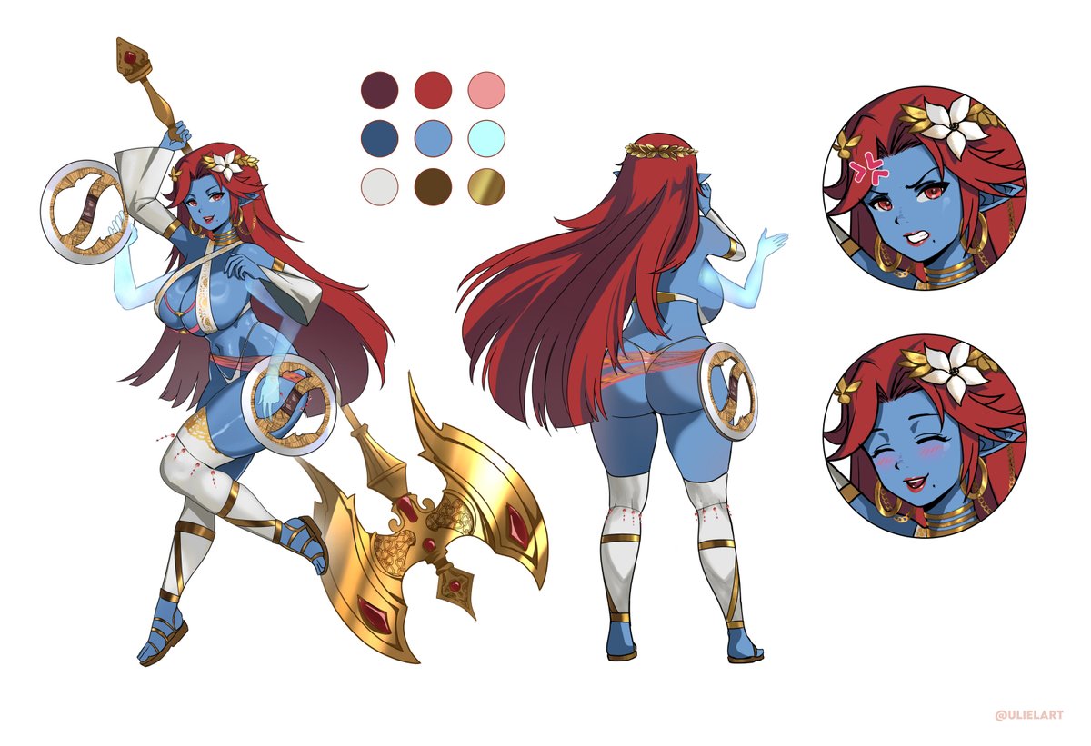 Character Name: Rhea
Owner: Ruby
Commission Type: Model Sheet