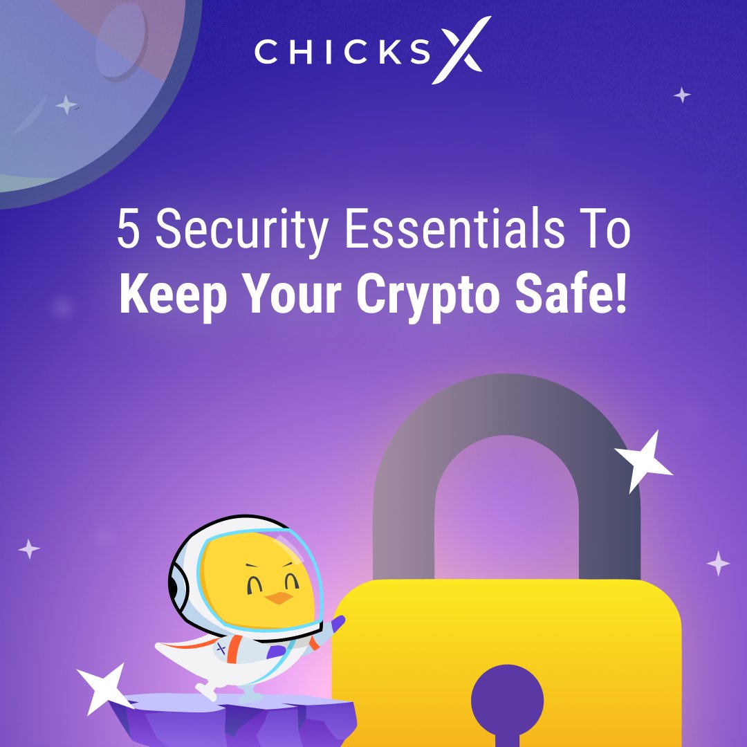 ChicksXcrypto's tweet photo. Do you follow these key tips to keep your wallet secure? 🤔 Share with your fellow traders the best way to keep the market safe! 😎 #chicksx #cryptotrading #cryptocurrency https://t.co/ZeBunBkndv