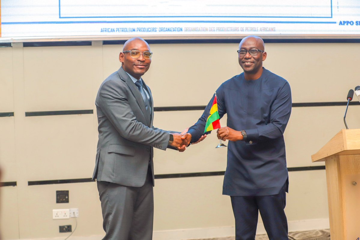 CEOofGNPC's tweet image. A week ago in Accra, my chairmanship of the #APPO NOC CEOs Forum was formally confirmed at the 7th Meeting. I was honoured to receive the baton of leadership from Mr. Bienvenido Nguema Envo of Equatorial Guinea’s #GEPetrol, whose stewardship helped strengthen our collective…