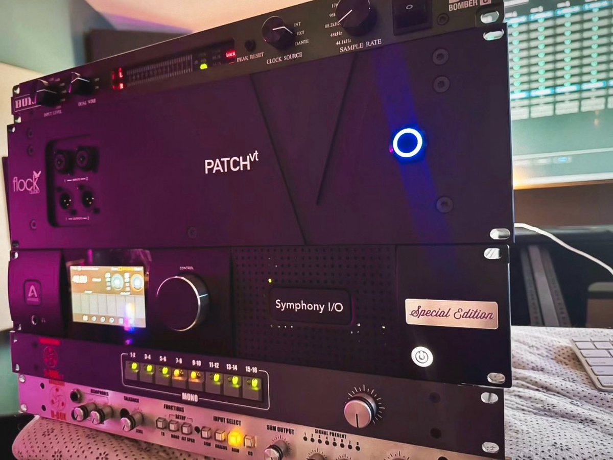 Flock Audio Inc. (@flockaudio) on Twitter photo When a studio like <a href="/MixedByQ/">MIXΞ£DBYQ</a> rebuilds, only the heavy hitters make the cut βοΈ, including our π£ππ§ππ π©π§ (128 Channels - 64 In x 64 Out) #studioupdate
Studio-Credit: @mixedbyQ
ποΈ flockaudio.com/patchvt
- - -
Use your Analog Hardware like plugins with simple drag + drop! When a studio like <a href="/MixedByQ/">MIXΞ£DBYQ</a> rebuilds, only the heavy hitters make the cut βοΈ, including our π£ππ§ππ π©π§ (128 Channels - 64 In x 64 Out) #studioupdate
Studio-Credit: @mixedbyQ
ποΈ flockaudio.com/patchvt
- - -
Use your Analog Hardware like plugins with simple drag + drop!