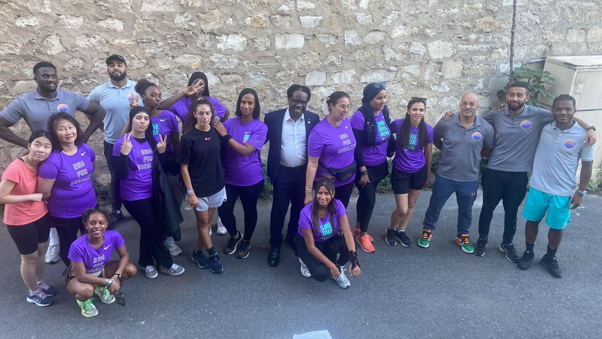 AuberOPH's tweet image. 🏃‍♀️💜 Aubervilliers a vibré pour le #RunForEquality !

👉 Organisé par @SineQuaNonRun en partenariat avec l’@OPHAubervilliers
➡️ 5 km de course &amp;amp; renfo collectif
➡️ Hommage à des femmes inspirantes
Un moment sportif, solidaire et porteur de sens 👏

#Egalité #Sport #Aubervilliers
