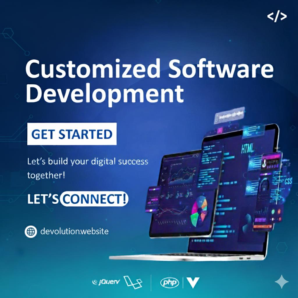 devolution007's tweet image. 🚀 Take your business to the next level with Customized Software Development tailored to your needs. From automation to scalability — we build solutions that grow with you! ✨
#SoftwareDevelopment #CustomSolutions #TechInnovation #DigitalTransformation #Devolution