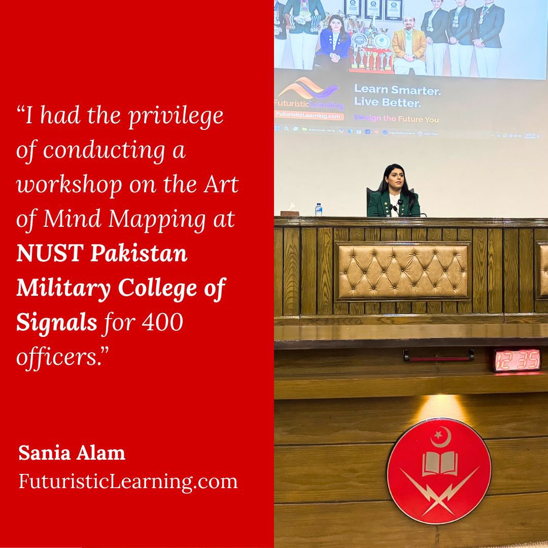 SaniaAlamIHMD's tweet image. Conducted successful workshop today on #MindMapping at Military College of Signals, NUST Rawalpindi